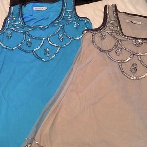 Sequined tank bundle.
